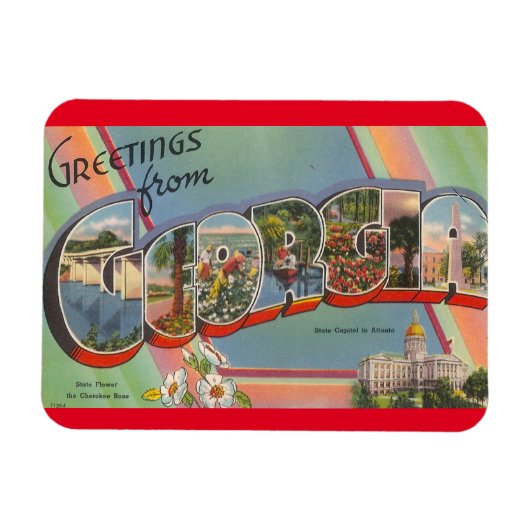 Georgia Magnet Magneet (Horizontaal)