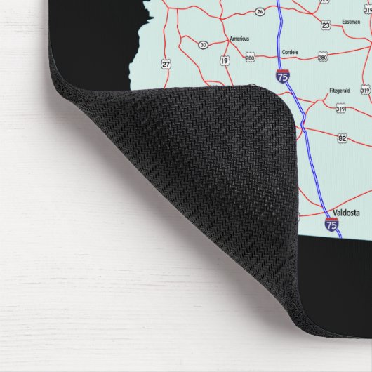 Georgia Map Mousepad Muismat (Hoek)