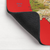 Georgia Map Mousepad Muismat (Hoek)