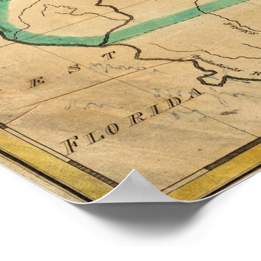 Georgia Map Poster (Hoek)