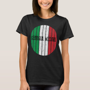 Georgia Meloni Italiaans Hero Italië Vlag Mannen T-shirt