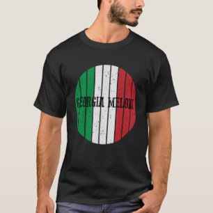 Georgia Meloni  Italiaans Hero Italië Vlag Mannen T-shirt
