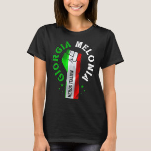 Georgia Meloni Italy Hero Mannen Women T-shirt