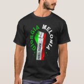 Georgia Meloni Italy Hero Mannen Women T-shirt (Voorkant)