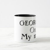 Georgia met mijn eigen mok voor koffie (Midden)