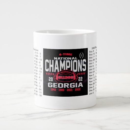 Georgia National Champions Mok (Voorkant)