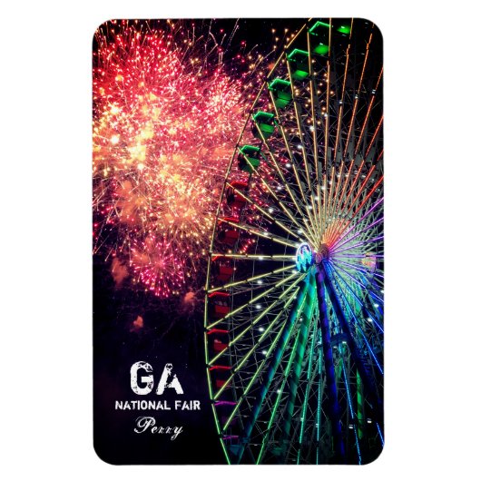 Georgia National Fair, Perry GA Magneet (Verticaal)