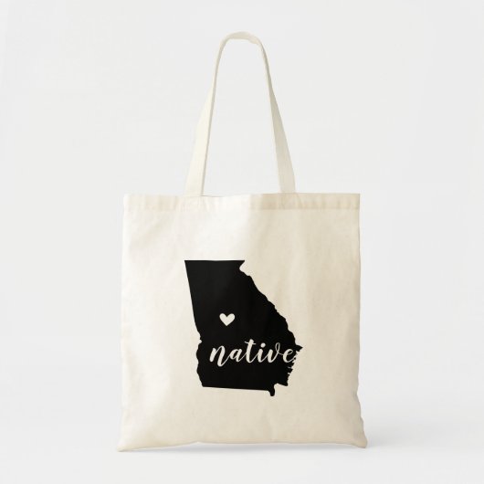Georgia Native State Canvas tas (Voorkant)