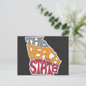 Georgia Nickname Word Art Briefkaart (Staand voorkant)