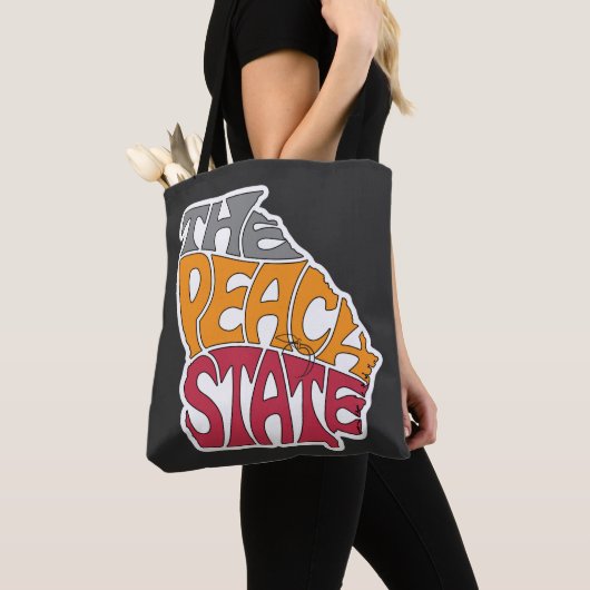 Georgia Nickname Word Art Tote Bag (Dichtbij)