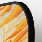 Georgia O Keefe stijl gele zonnebloemen bij zonsop Pickleball Paddle (Links Detail)