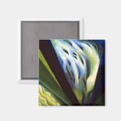 Georgia O Keeffe Blue en Green Music Magneet (Voorkant / Achterkant)