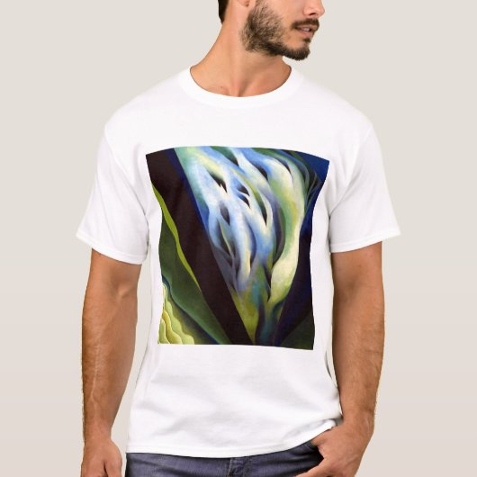 Georgia O Keeffe Blue en Green Music T-shirt (Voorkant)