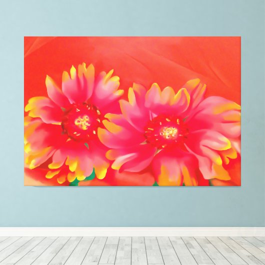 georgia o ' keeffe canvas afdruk (Insitu (Houten vloer))