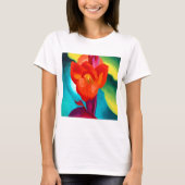 Georgia O Keeffe Red Canna T-shirt (Voorkant)