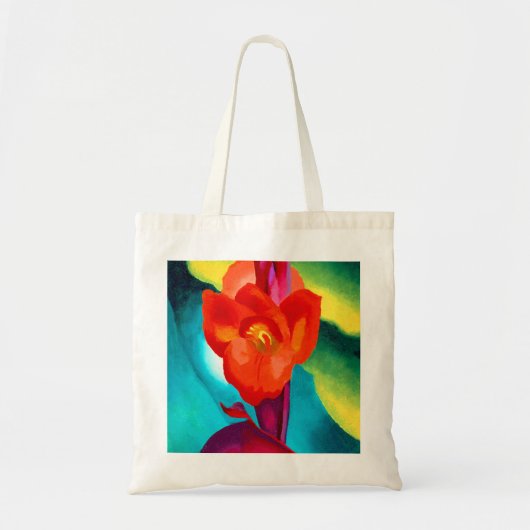 Georgia O Keeffe Red Canna Tote Bag (Voorkant)