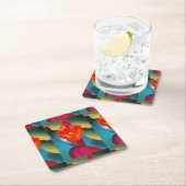 Georgia O'Keefe 1919 Red Canna Kartonnen Onderzetters (Insitu)