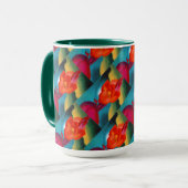 Georgia O'Keefe 1919 Red Canna Mok (Voorkant links)