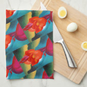 Georgia O'Keefe 1919 Red Canna Theedoek (Quarter Fold)