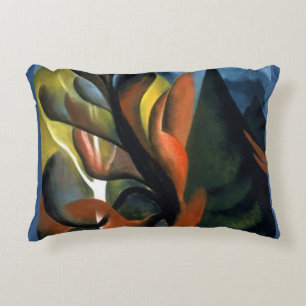  Georgia O'Keefe 1922 Maple en Cedar Accent Kussen