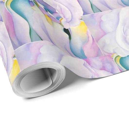  Georgia O'keefe 1924 Light of Iris Cadeaupapier (Rol Hoek)