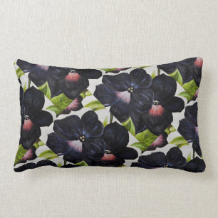 Georgia O'Keefe 1925 Black en Paarse Petunias Kussen