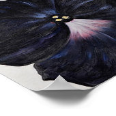 Georgia O'Keefe 1925 Black en Paarse Petunias Poster (Hoek)