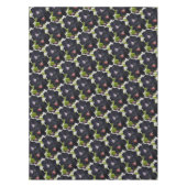 Georgia O'Keefe 1925 Black en Paarse Petunias Tafelkleed (Voorkant)