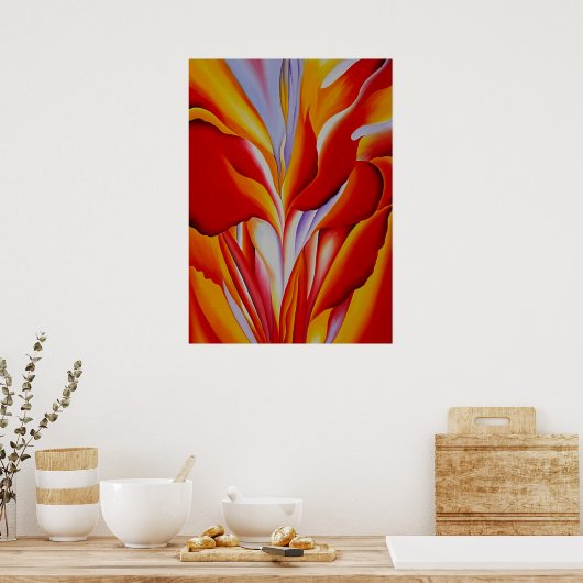 Georgia O'Keeffe - Bloemonthouding Poster (Keuken)