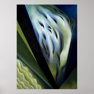 Georgia O'Keeffe - Blue en Green Music Poster