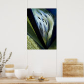 Georgia O'Keeffe - Blue en Green Music Poster (Keuken)