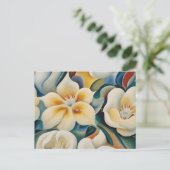 Georgia O'Keeffe flowers Briefkaart (Staand voorkant)