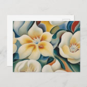 Georgia O'Keeffe flowers Briefkaart (Voorkant / Achterkant)