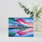 Georgia O'Keeffe, Lake George Reflection (1921) Briefkaart (Staand voorkant)