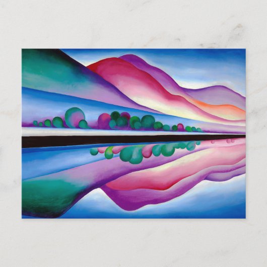 Georgia O'Keeffe, Lake George Reflection (1921) Briefkaart (Voorkant)