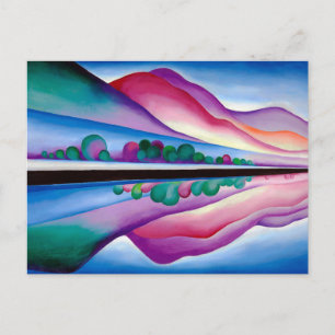 Georgia O'Keeffe, Lake George Reflection (1921) Feestdagenkaart