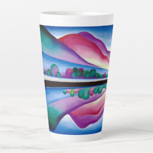 Georgia O'Keeffe, Lake George Reflection (1921) Latte Mok
