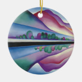 Georgia_O'Keeffe - Lake George Reflection Keramisch Ornament (Voorkant)