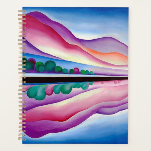 Georgia O'Keeffe, Lake George-weerkaatsing (1921) Planner (Voorkant)