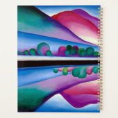 Georgia O'Keeffe, Lake George-weerkaatsing (1921) Planner (Achterkant)