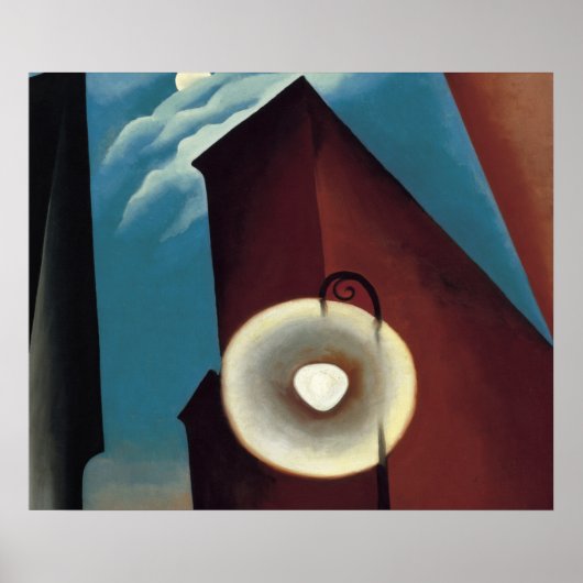 Georgia O'Keeffe noemt new york maan Poster (Voorkant)