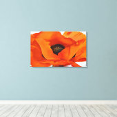Georgia O'Keeffe - Red Poppy Canvas Afdruk (Insitu (Houten vloer))