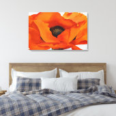 Georgia O'Keeffe - Red Poppy Canvas Afdruk (Insitu (Slaapkamer))