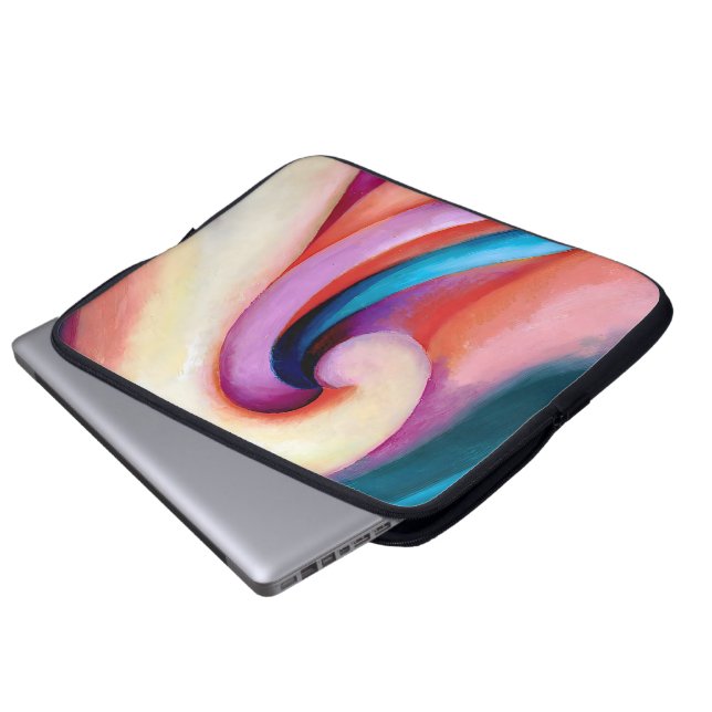Georgia O'Keeffe - reeks I, nr. 3 Laptop Sleeve (Voorkant onderkant)