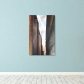 Georgia O'Keeffe - Straat van New York II Canvas Afdruk (Insitu (Houten vloer))
