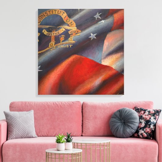 Georgia On My Mind - Canvas Kunstdruk (Insitu (Woonkamer))