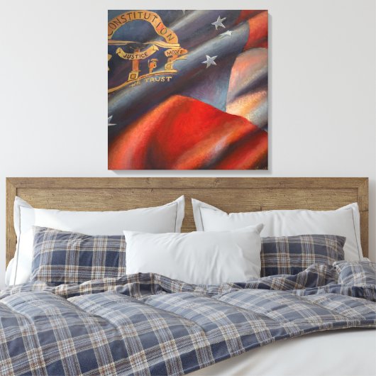 Georgia On My Mind - Canvas Kunstdruk (Insitu (Slaapkamer))