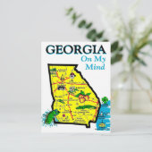 Georgia op mijn geest Briefkaart (Staand voorkant)