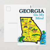 Georgia op mijn geest Briefkaart (Voorkant / Achterkant)