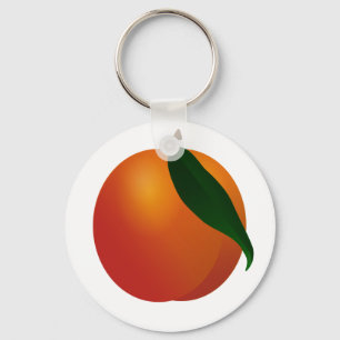 Georgia Peach / abrikozenvruchten Sleutelhanger